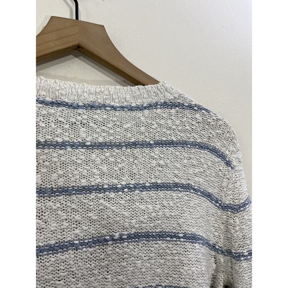 Coastal Nautical Minimalist Preppy Stripe Sweater XS Capsule Luxury Parisian Y2K - Picture 8 of 11